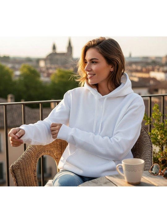 Gildan Softstyle Men's Promotional Sweatshirt Long Sleeve White
