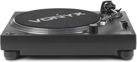 Vonyx DT3000 Грамофон с задвижване с ремък Черен