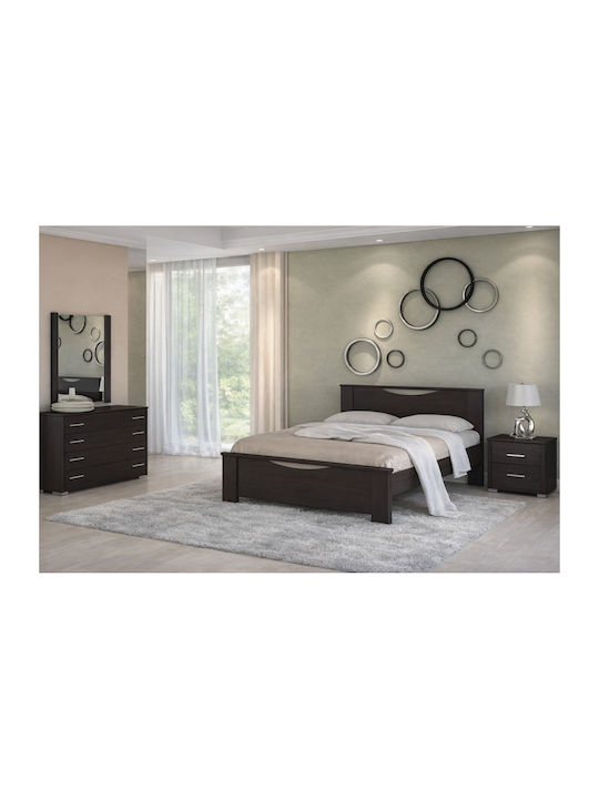 Спален Комплект Усмивка Венге 140x200см 4 Бройки