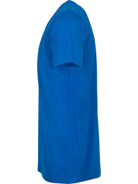 BYB Tricou Promoțional Pentru Bărbați Mâneca Scurtă Albastru Cobalt