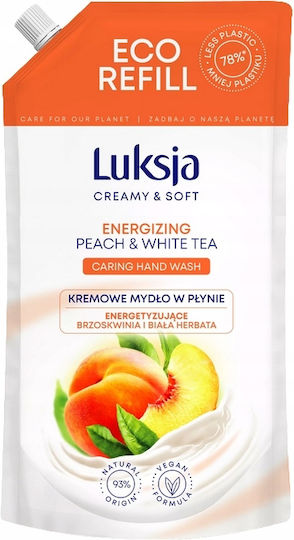 Luksja Cremige Flüssigseife Pfirsich Weißer Tee 900 ml