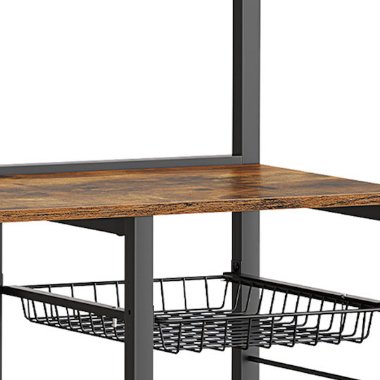 Brown Bookcase 90x42x167cm