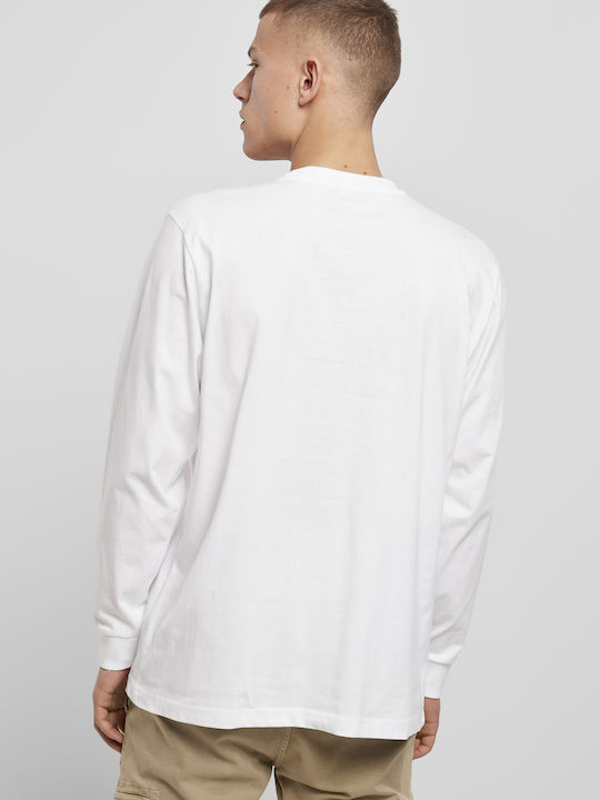 BYB Men's Promotional Long Sleeve Blouse White