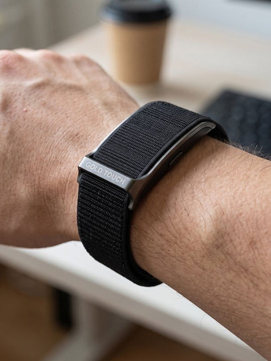 Screenless Fit Band Gold Touch Vitals