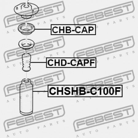 Febest Shock Absorber for Chevrolet Captiva
