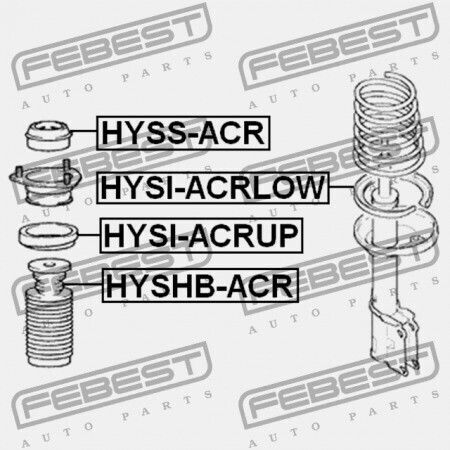Febest Stoßdämpfer Für Hyundai Accent