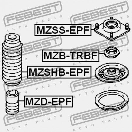 Febest Αμορτισέρ για Mazda Tribute 2001-2011