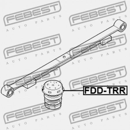 Febest Amortizor De Șocuri Pentru Ford Tranzit 2006-2013