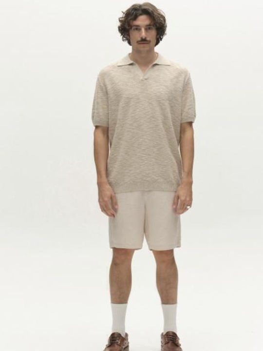 Polo Men's Blouse Short Sleeve Ecru