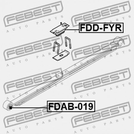 Febest Ελατήριο για Ford Transit 2000-2006