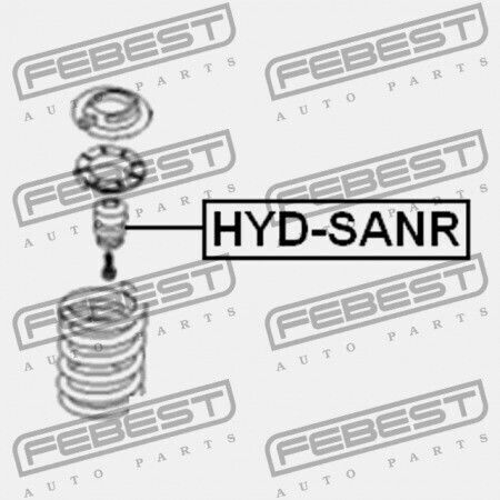 Febest Абсорбатор На Удари За Hyundai Santa Fe