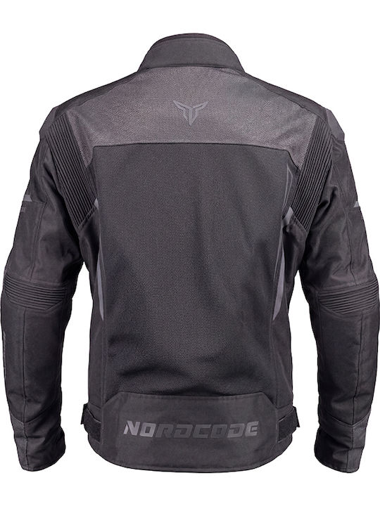 Nordcode Top Speed Air WP Summer Men's Riding Jacket Black/Dark Grey