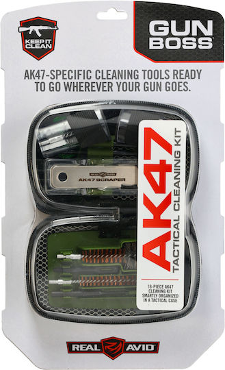 Real Avid Gun Boss Ak47 Cleaning Kit 16 Pieces Avgckak47