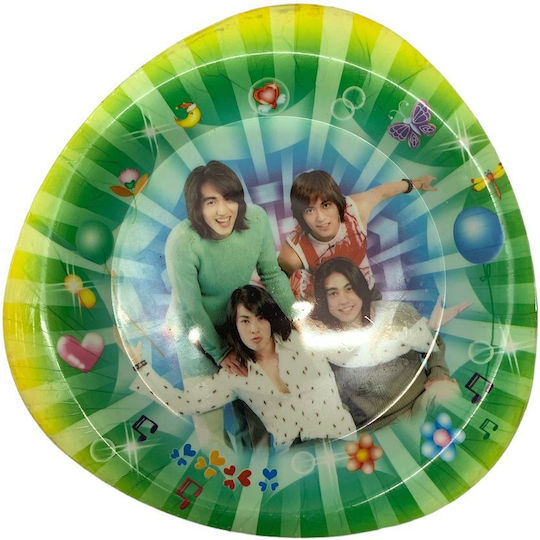 Chippo F4 Комплект Плочи Band *282-1-5 Мл 5 Бройки Меламин Триъгълна Форма Многоцветен 20 Х 20 См