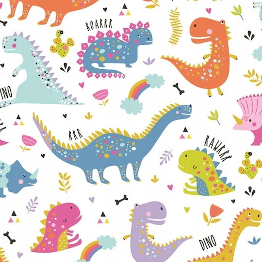 Set Plates Cups Napkins Dinosaur