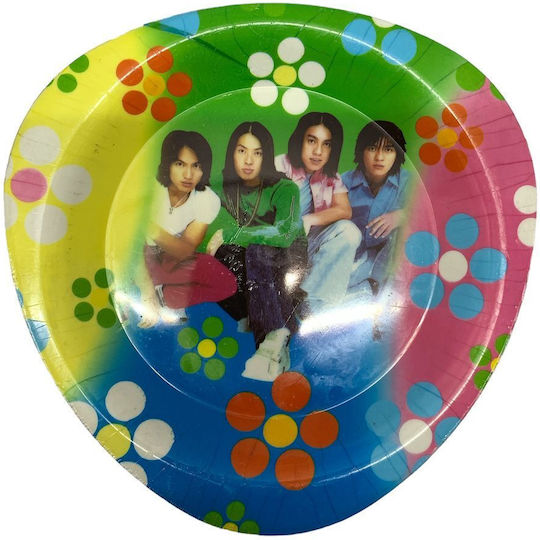 Chippo F4 Комплект Плочи Band *282-1-5 Мл 5 Бройки Меламин Триъгълна Форма Многоцветен 20 Х 20 См