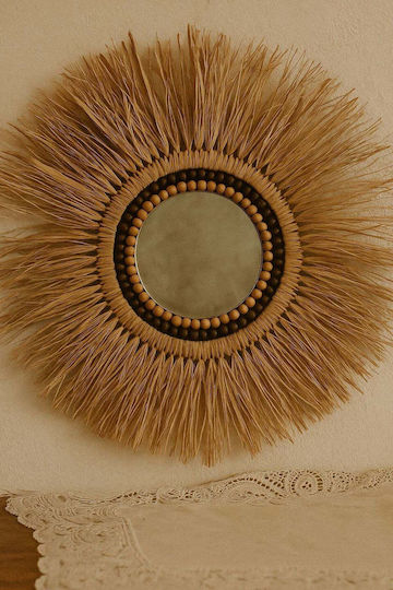 SteweHome Wall Decor Handmade Yellow Wooden