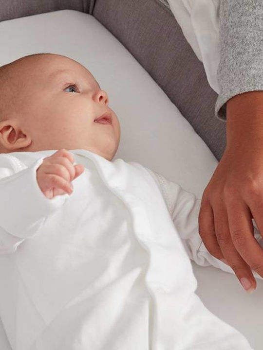 Shnuggle Babywiege Park Lite mit Matratze und Rädern Grau