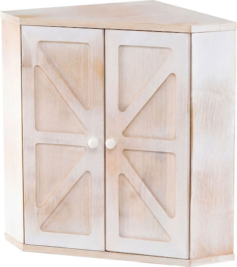 Costway Bamboo Bread Box White 41x31x31cm
