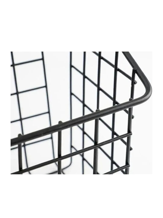 Verk Group Κρεμαστό Ράφι Μεταλλικό 26x17x12εκ. Μαύρο