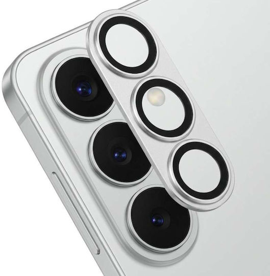 Ar+af Full Camera Protection Metal Frame Silver for Samsung Galaxy S26