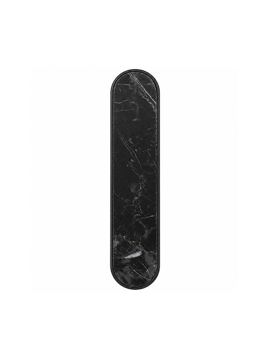 Sc Herrajes 880 Furniture Handle Made of Marble & Black Metallic with 32mm Hole Centers