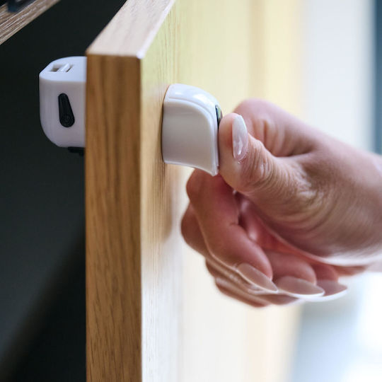Dooky Schrank- und Schubladensicherung mit Magnet aus Kunststoff 8 Stück