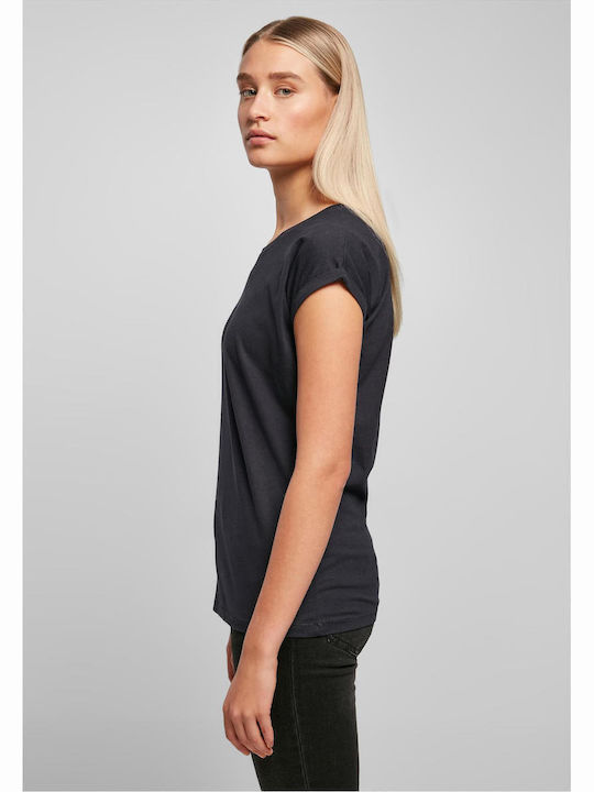 BYB Women's Promotional Short Sleeve T-Shirt Black Navy