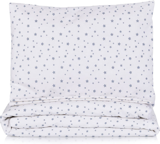 Chipolino Cradle Set Grey Stars 9 Pieces