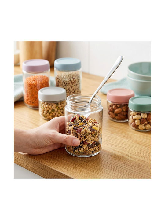 Relaxdays Glas-Mittagsbox Transparent 350ml