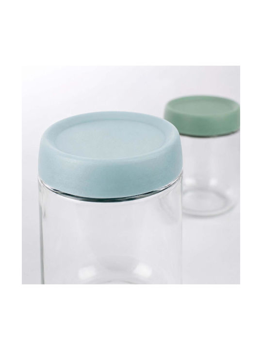 Relaxdays Glas-Mittagsbox Transparent 350ml