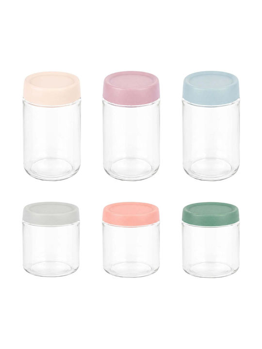 Relaxdays Glas-Mittagsbox Transparent 350ml
