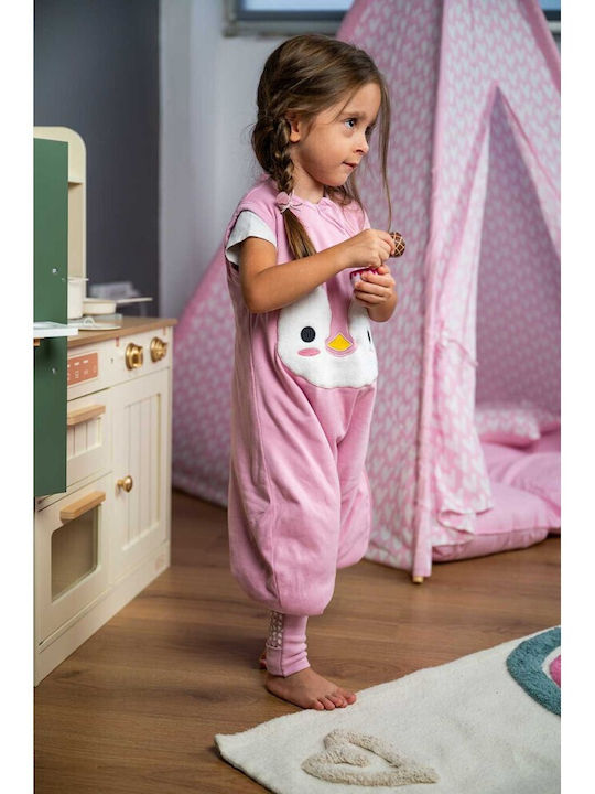 Baby Bliss Φθινοπωρινός Υπνόσακος με Πόδια Pink