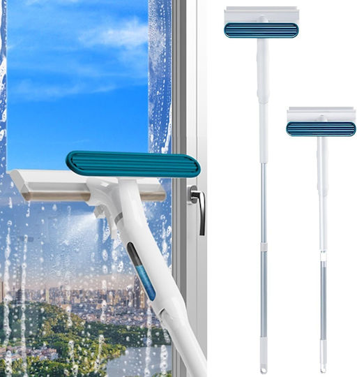 Telescopic Rotating Window Brush Spray System Spray Window Cleaner Spray Function Telescopic Handle 45°