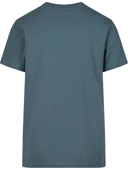 BYB Ανδρικό Διαφημιστικό T-shirt Κοντομάνικο Dustyblue