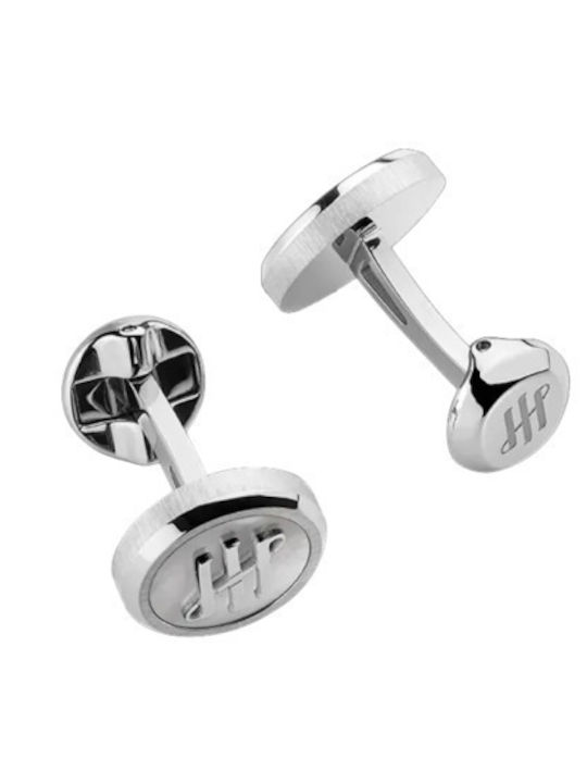 Montegrappa Μανικετόκουμπα από Ατσάλι σε Ασημί Χρώμα Montegrappa Μανικετόκουμπα από Ατσάλι σε Ασημί Χρώμα