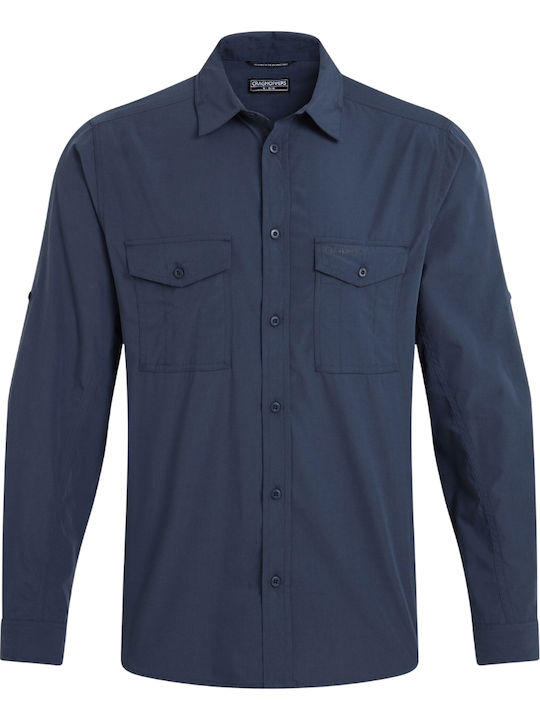 Long Sleeve Shirt Navy Blue
