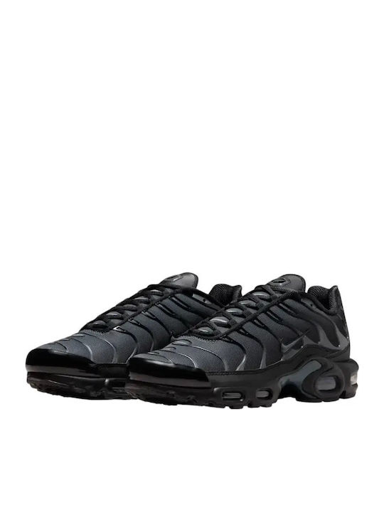 TN Air Max Plus Дамски Сникърси Черни Металически Сребристи