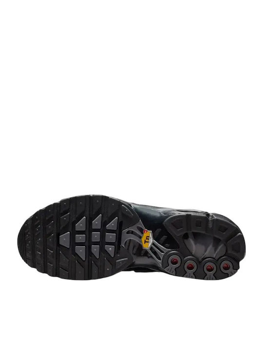 TN Air Max Plus Дамски Сникърси Черни Металически Сребристи