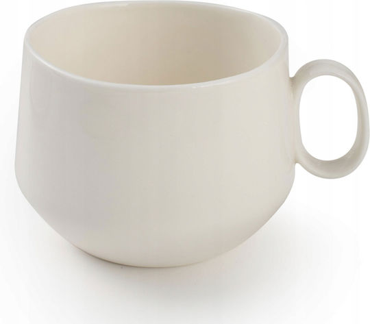 Verlo Güral Porselen Kaffee Tasse aus Porzellan Weiß 230ml
