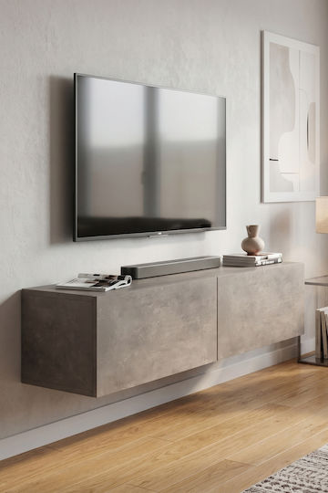 TV-Ständer Blau M120xP32xH30cm