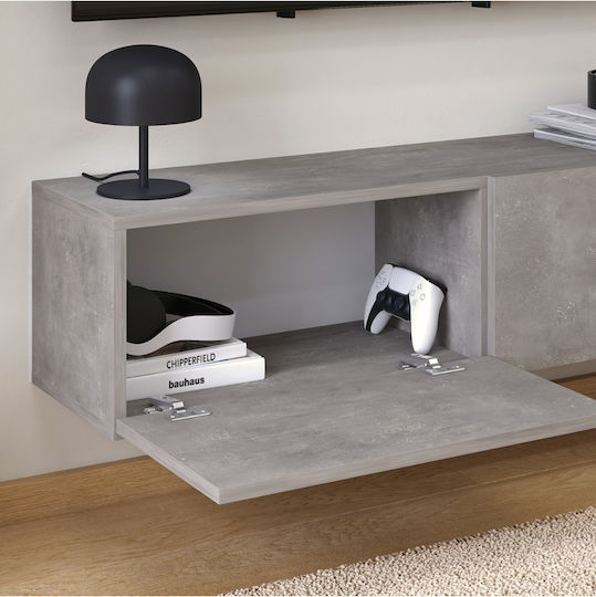 TV-Ständer Blau M120xP32xH30cm