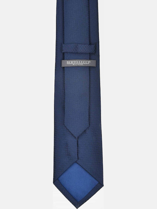 Berto Lucci Men's Monochrome Tie