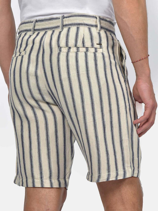 Pantaloni Scurți Bărbați Chino Ecru