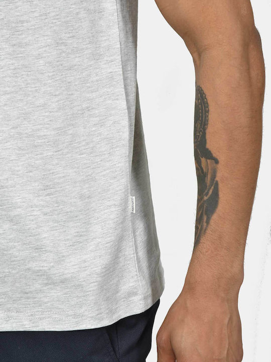 Men's Blouses T-shirt Grey Open