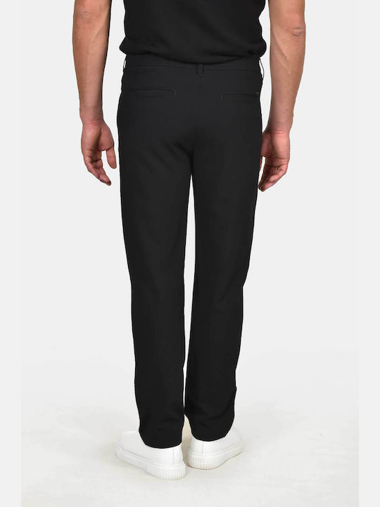Herrenhose Chinos Elastisch Regulär Passform Marineblau