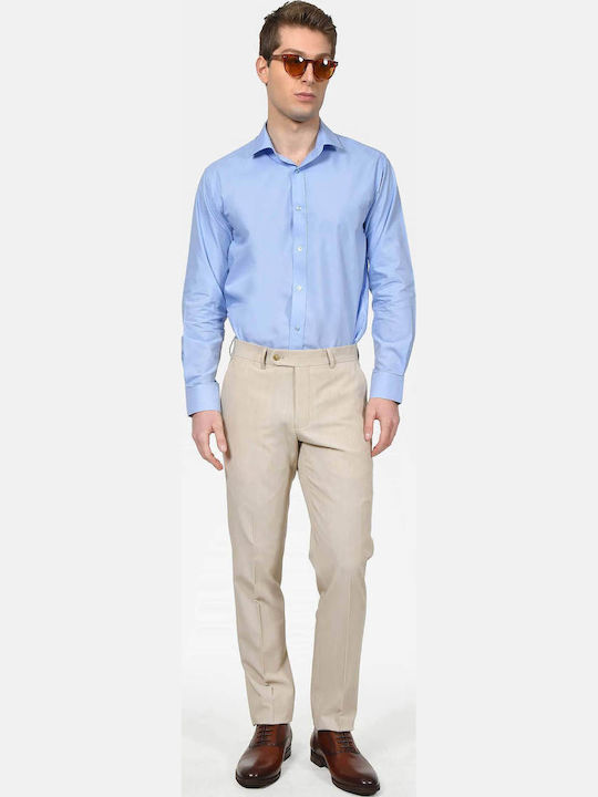 Men's Trousers Elastic Beige