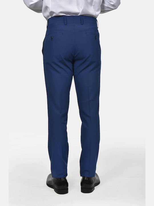 Herrenhose Elastisches Blau