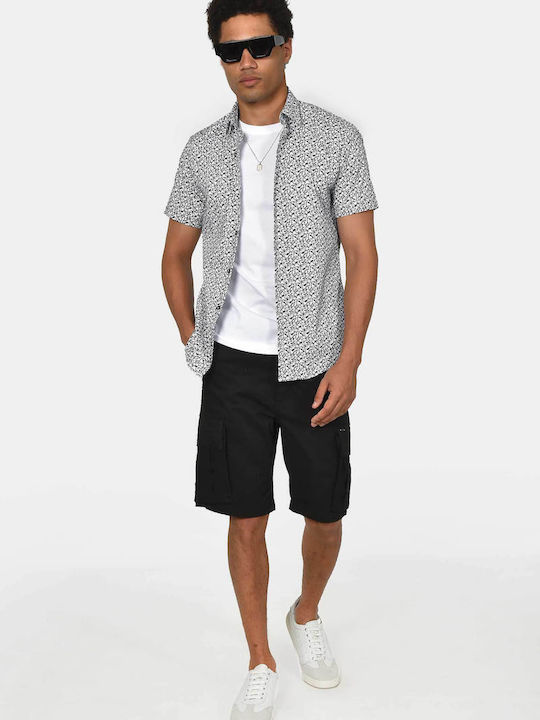 Short Sleeve Shirt in Regular Fit Black
