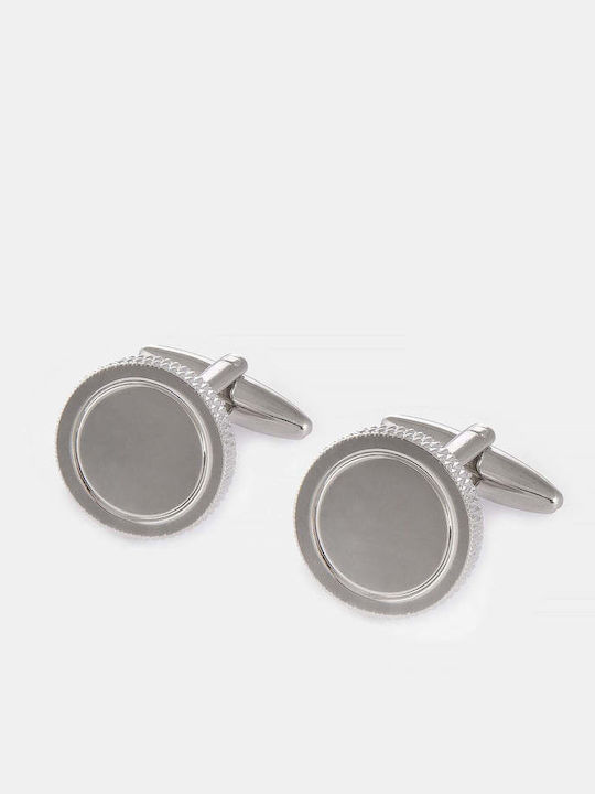 Berto Lucci Cufflinks in Silver Colour Berto Lucci Cufflinks in Silver Colour